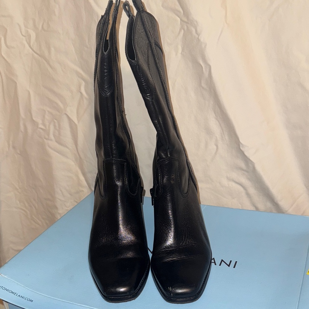ANTONIO MELANI Black Heeled Boots